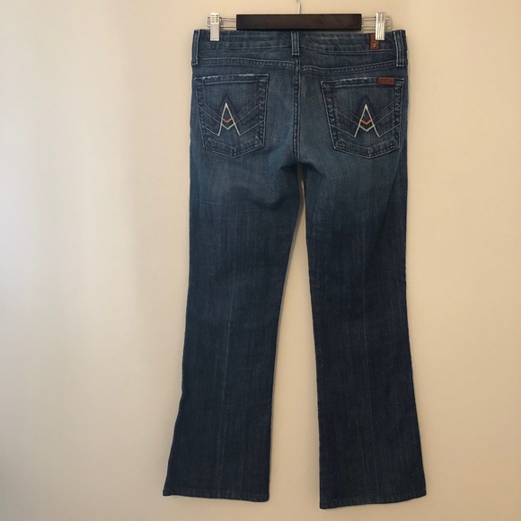"A"-Pocket 7 For All Mankind Medium-Wash Jeans - Picture 6 of 8